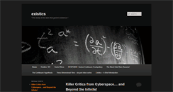 Desktop Screenshot of existics101.com